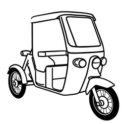 Especificações completas do E-Rickshaw indiano API