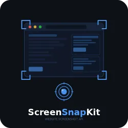 Captura web ScreenSnapKit - Captura de tela do site API